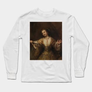 Lucretia by Rembrandt Long Sleeve T-Shirt